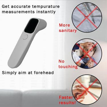 Deco Essentials No Contact Infrared Thermometer, Fast and Accurate Results in 1 Second