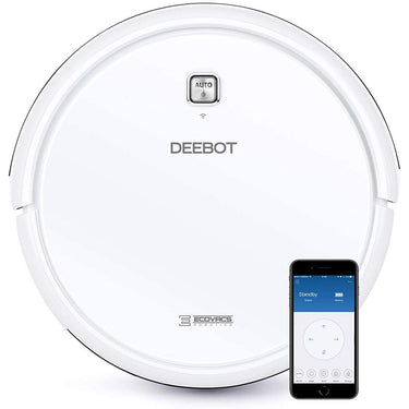 ECOVACS DEEBOT N79W The Multi-Surface Robotic Vacuum Cleaner, White REFURBISHED
