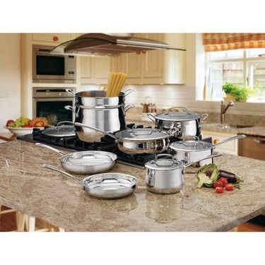 Cuisinart 13 Piece Contour Stainless Steel Cookware Set 44-13