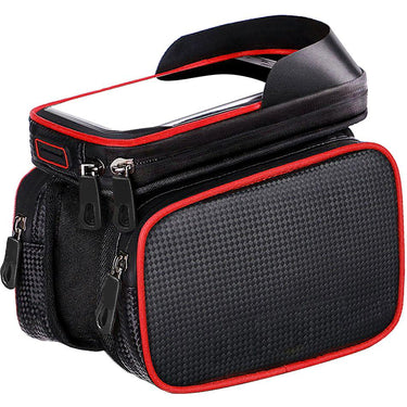 Deco Essentials Bike Frame Cell Phone Mount w/ Large Storage and 16-in-1 Bike Repair Tool