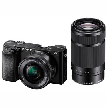 Sony a6100 Mirrorless Camera ILCE-6100YB 2 Lens 16-50mm 55-210mm + 500mm Bundle