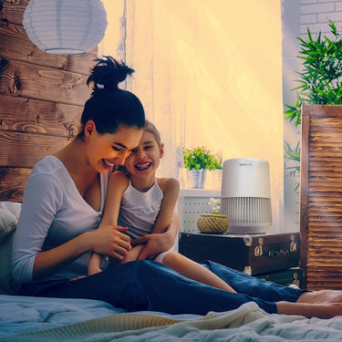 Deco Home Compact Air Purifier with HEPA 13 and Infrared Technology, for Home or Office