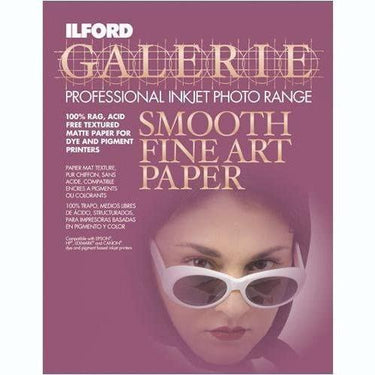 Ilford Smooth Fine Art Photo Paper 8.5 x 11 Inch (Letter) 1124558 - 10 Pack