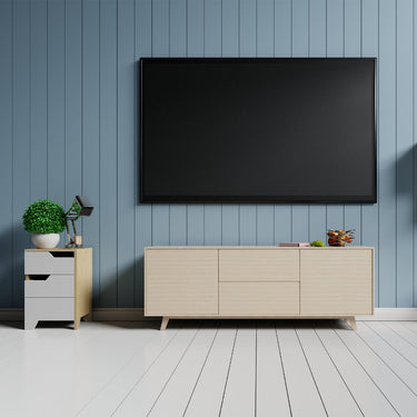 Deco Mount 37"-100" TV Wall Mount Bracket Bundle w/ 2 HDMI Cables, Spray Bottle and Wipe