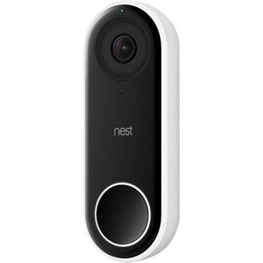 Google Nest Learning Smart Thermostat 3rd Gen Mirror Black T3018US + Hello Video Doorbell