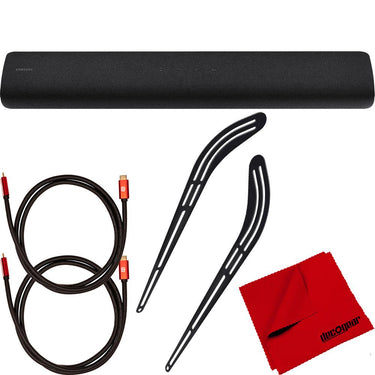 Samsung HW-S40T 2.0ch All-in-One Soundbar System (2020) with Deco Gear Essential Bundle