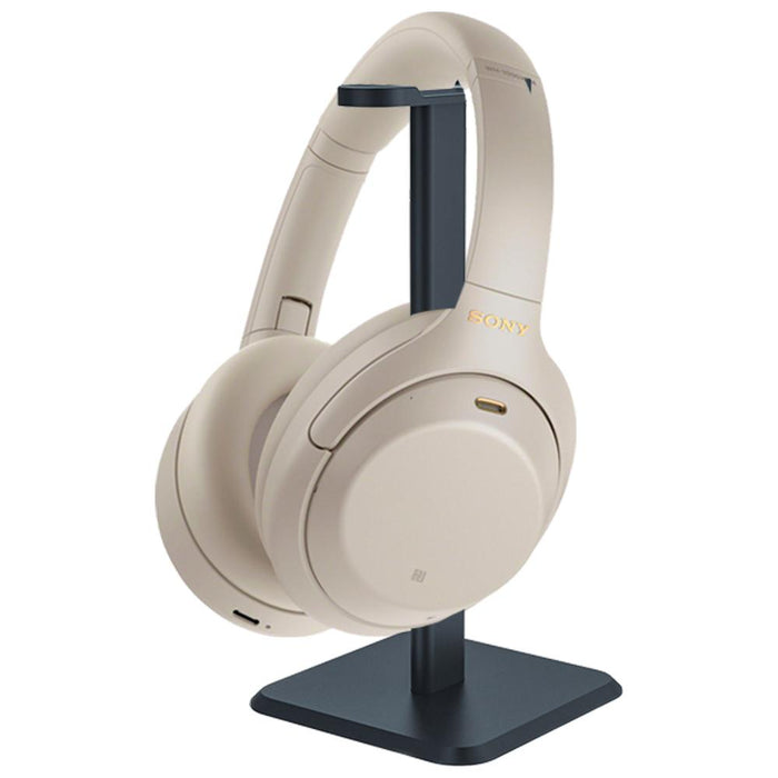 Sony WH1000XM4/S Wireless Noise Cancelling Headphones, Silver Pro Stand Kit