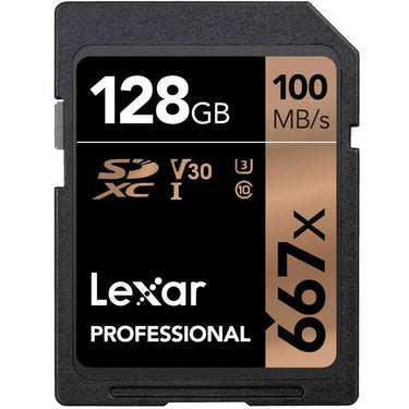 Lexar 2-Pack Professional 667x SDHC/SDXC 128GB Memory Card w/ 128GB USB