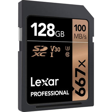 Lexar 2-Pack Professional 667x SDHC/SDXC 128GB Memory Card w/ 128GB USB