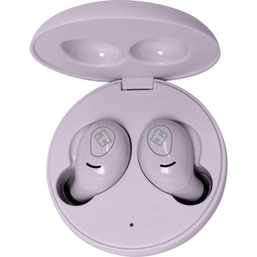 iHome HM-AU-BE-200-PU iHome XT-59 True Wireless Earbuds, Purple w/ Accessories Bundle