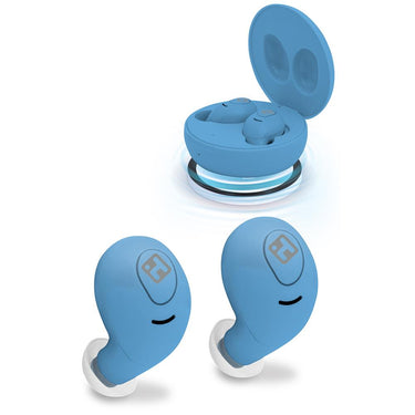 iHome HM-AU-BE-200-BL iHome XT-59 True Wireless Earbuds, Blue w/ Accessories Bundle