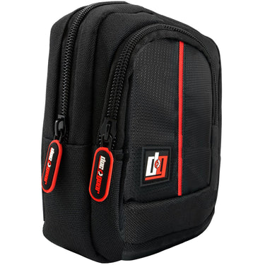 Deco Photo Point and Shoot Field Bag Camera Case (Black/Red) - PNS100BK