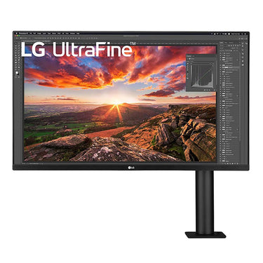 LG 32 Inch UltraFine Display Ergo 4K HDR10 Monitor with Cleaning Bundle