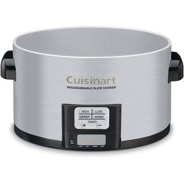 Cuisinart 3.5 Quart Programmable Slow Cooker, Brushed Stainless Steel PSC-350