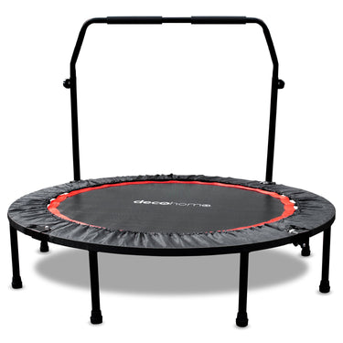 Deco Home 48-inch Indoor/Outdoor Fitness Trampoline Rebounder with Adjustable Handle Bar