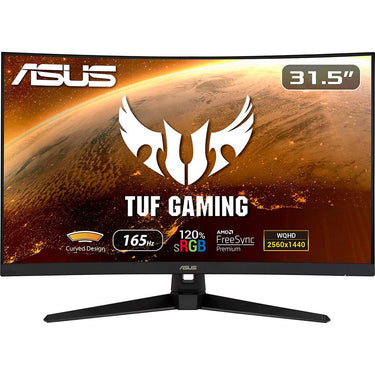 ASUS - DISPLAY 31.5-Inch TUF Gaming VG32VQ1B Curved LCD WQHD 2560 X 1440 165Hz - Open Box