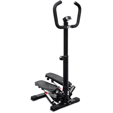 Deco Home Exercise Step Machine w/ Stability Handle Bars, Non-Slip Pedals, and LCD Display