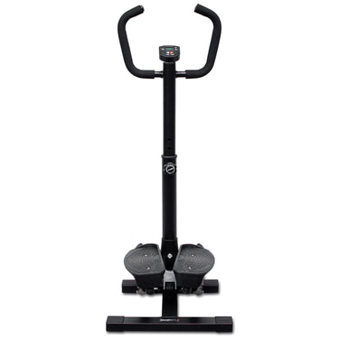 Deco Home Exercise Step Machine w/ Stability Handle Bars, Non-Slip Pedals, and LCD Display
