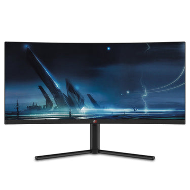 Deco Gear 29-Inch 2560x1080 100Hz VA Curved Monitor, Color Accurate, 4ms Response Time