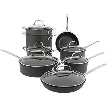 Cuisinart Chef's Classic Nonstick Hard-Anodized 14-Piece Cookware Set