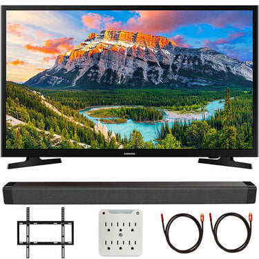 Samsung UN32N5300AFXZA 32" 1080p Smart LED TV (2018)  with Deco Gear Soundbar Bundle