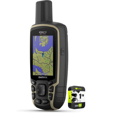 Garmin GPSMAP 65 Multi-Band/Multi-GNSS Handheld + 1 Year Extended Warranty