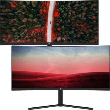 Deco Gear 29-Inch 2560x1080 100Hz VA Curved Monitor, Color Accurate, 4ms Response, 2-Pack