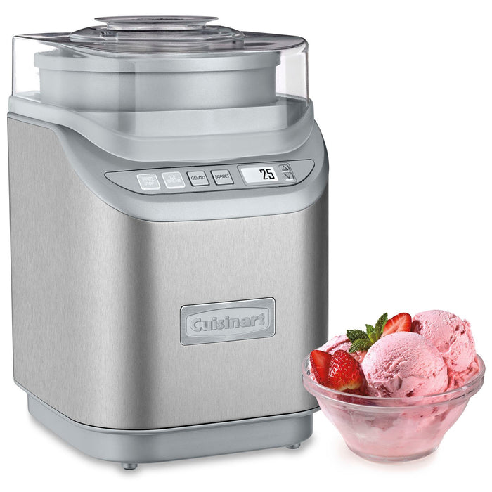 Cuisinart ICE-70 Electronic Ice Cream Maker, Brushed Chrome
