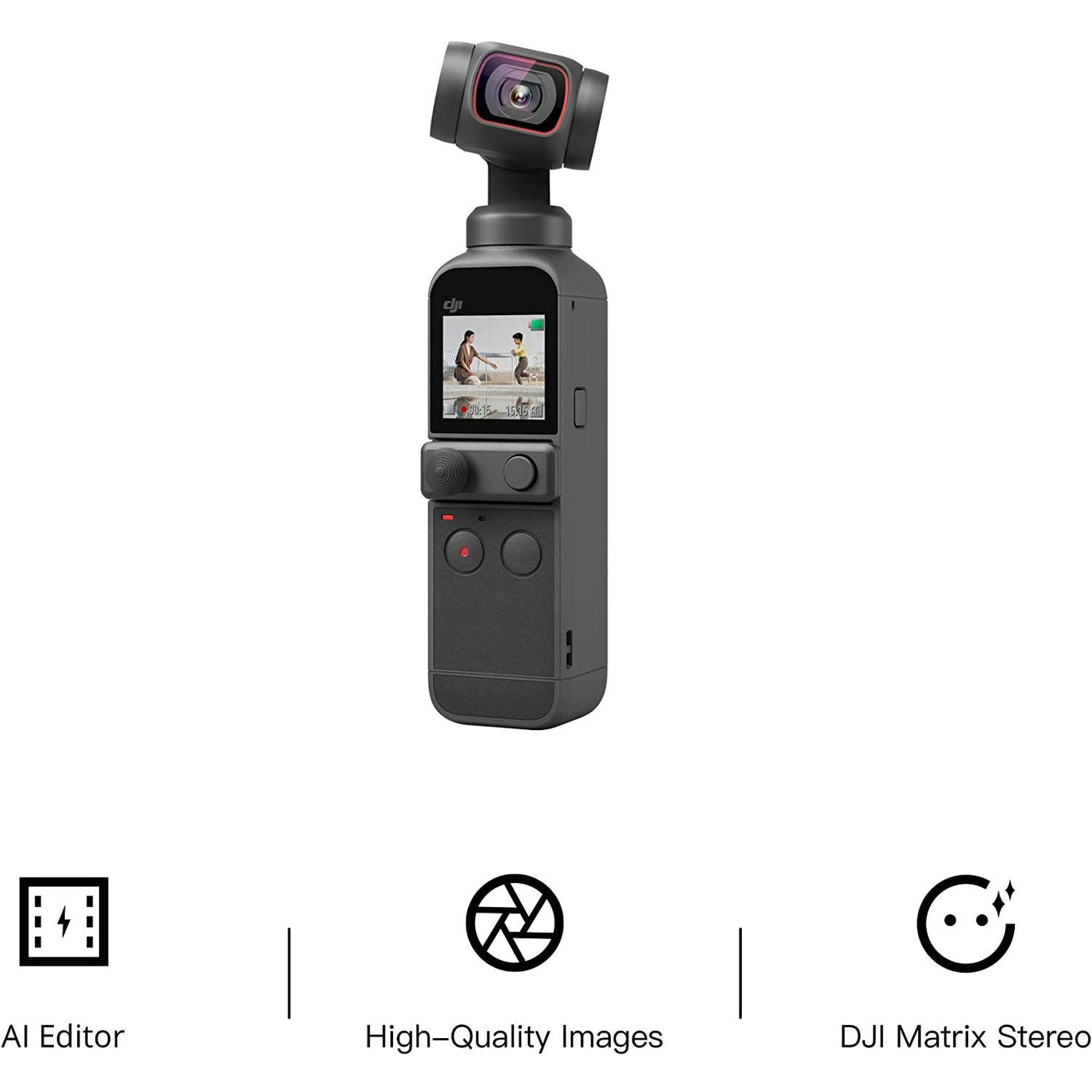 DJI Handheld Camera: Pocket 2 3-Axis Gimbal Stabilizer Combo