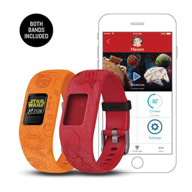 Garmin vivofit jr. 2 Star Wars Light Side vs Dark Side Activity Tracker with Extra Band