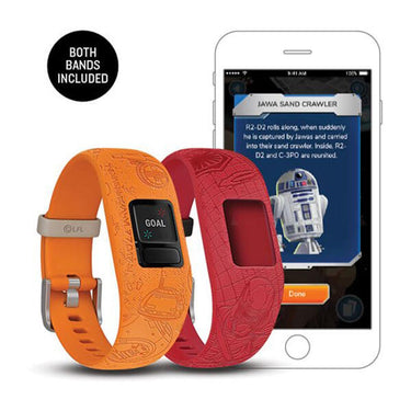 Garmin vivofit jr. 2 Star Wars Light Side vs Dark Side Activity Tracker with Extra Band