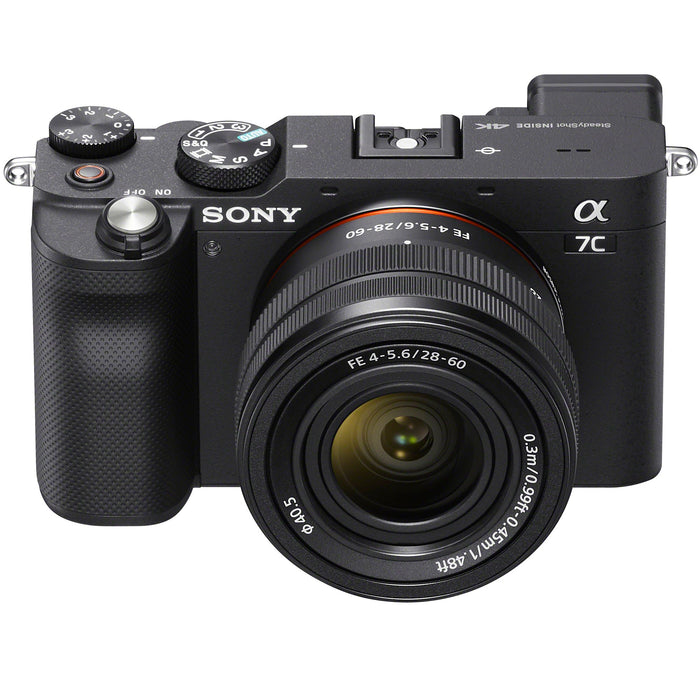 Sony a7C Mirrorless Full Frame Camera Body + 28-60mm Lens Kit Accessory Bundle Black