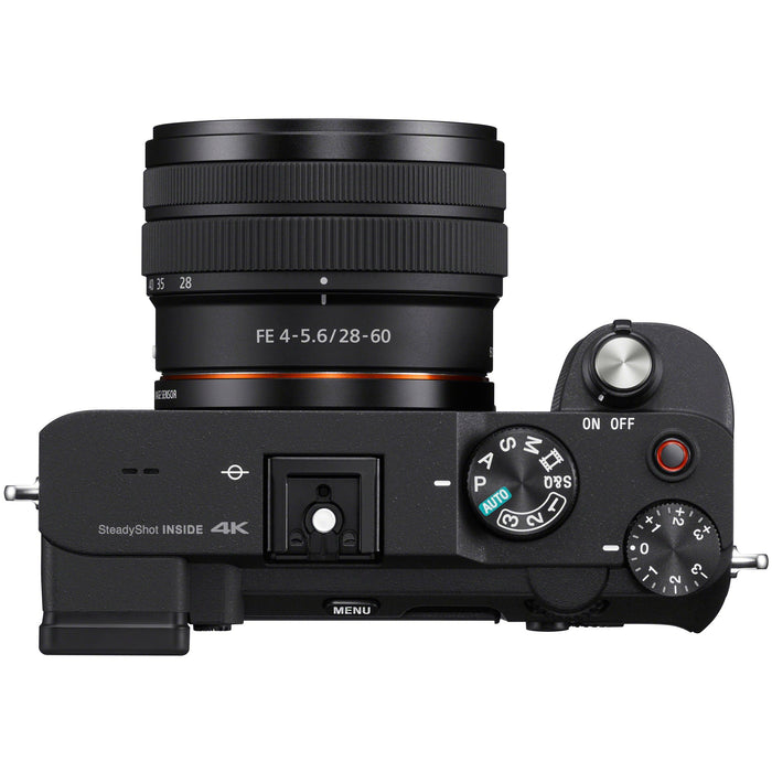 Sony a7C Mirrorless Full Frame Camera Body + 28-60mm Lens Kit Accessory Bundle Black