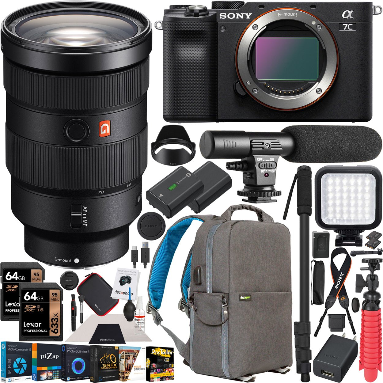 Sony Camera Store Sony a7C Mirrorless Full Frame Camera + 24-70mm F2.8 GM Lens SEL2470GM