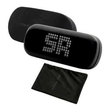 Sonia Rykiel Black Frame with Grey Lenses and Studded Detail Sunglasses