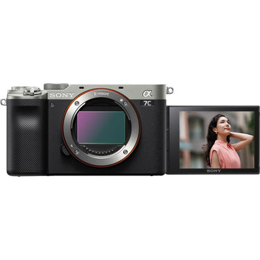Sony a7C Full Frame Mirrorless 24.2MP Alpha Camera ILCE-7C/S Body Only, Open Box
