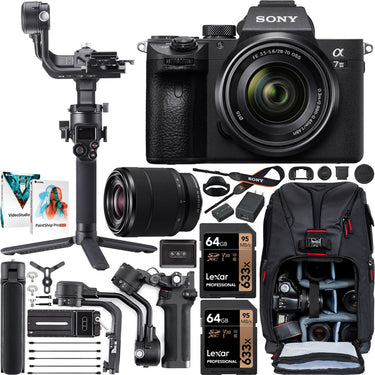 Sony a7 III Mirrorless Full Frame Camera +28-70mm Lens DJI RSC 2 Gimbal Filmmaker Kit