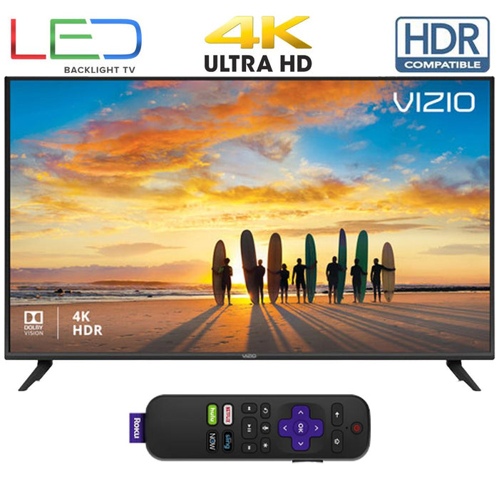 Vizio V505G9 V-Series 50" 4K HDR Smart TV (Renewed) with Roku Streaming Stick