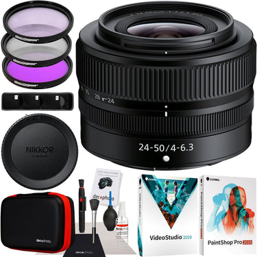 Nikon NIKKOR Z 24-50mm F4-6.3 Lens Full Frame Kit for Z-Mount Mirrorless Camera Bundle