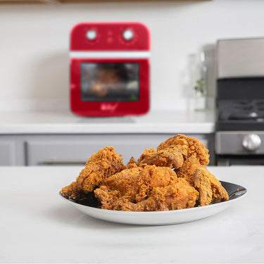 Deco Chef XL 12.7QT Oil Free Air Fryer Convection Oven XL Capacity Red Open Box