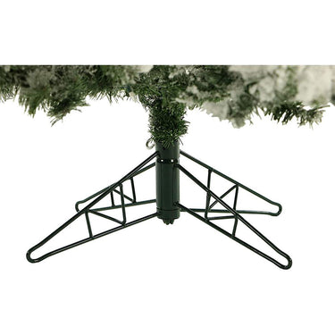 Fraser Hill Farm 9 Ft. Flocked Mountain Pine with Smart String Lighting - FFMP090-3SN - Open Box