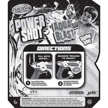 JA-RU Splash Power Shot Aqua Blast Water Squirt Toy