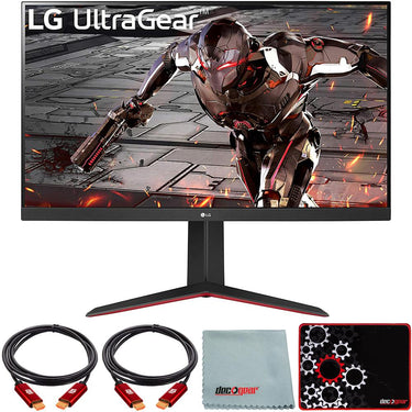 LG 32" UltraGear QHD 165Hz HDR10 Monitor with FreeSync Premium+Mouse Pad Bundle
