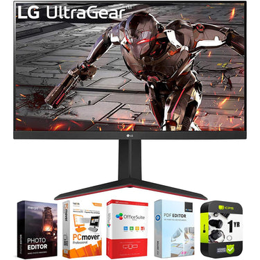 LG 32" UltraGear QHD 165Hz HDR10 Monitor with FreeSync Premium + Warranty Bundle