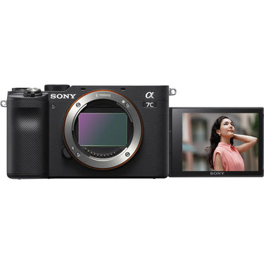 Sony a7C Full Frame Mirrorless 24.2MP Alpha Camera ILCE-7C/B Body Only, Open Box