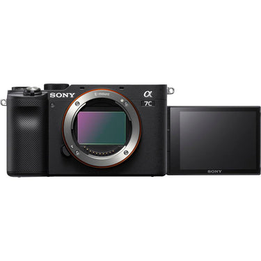 Sony a7C Full Frame Mirrorless 24.2MP Alpha Camera ILCE-7C/B Body Only, Open Box