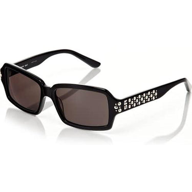 Sonia Rykiel Black Frame with Grey Lenses and Studded Detail Sunglasses