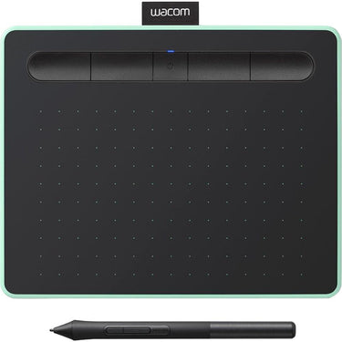 Wacom Intuos Creative Pen Tablet with Bluetooth Small, Pistachio - Factory Refurbished