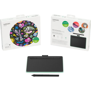 Wacom Intuos Creative Pen Tablet with Bluetooth Small, Pistachio - Factory Refurbished