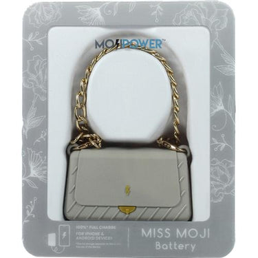 MojiPower Soft Touch External Battery 2600 mAh For iOS & Android Devices Miss Moji
